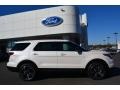 2015 White Platinum Ford Explorer Sport 4WD  photo #2