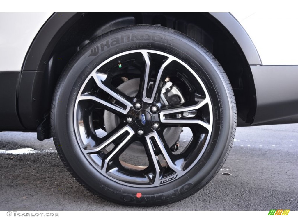 2015 Explorer Sport 4WD - White Platinum / Sport Charcoal Black photo #13
