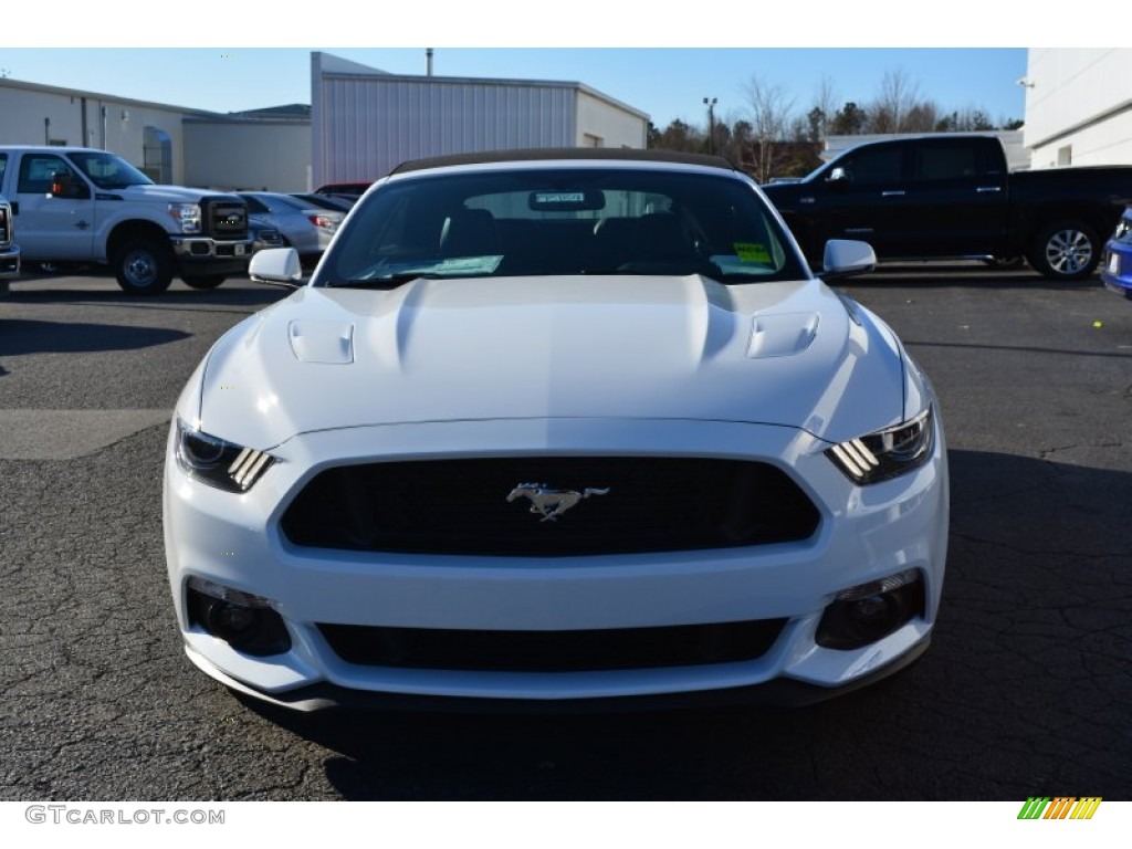 2015 Mustang GT Premium Convertible - Oxford White / Ebony photo #4