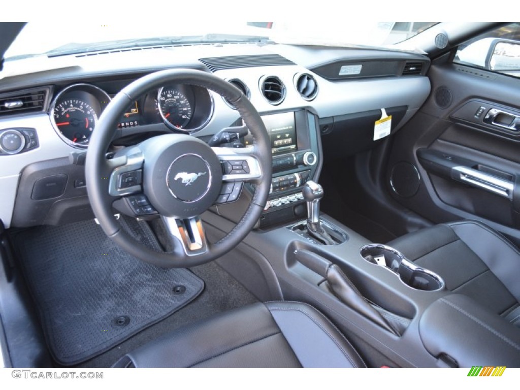 2015 Mustang GT Premium Convertible - Oxford White / Ebony photo #7