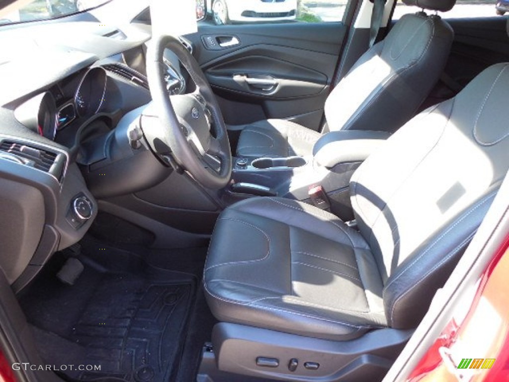 2013 Escape Titanium 2.0L EcoBoost - Ruby Red Metallic / Charcoal Black photo #4