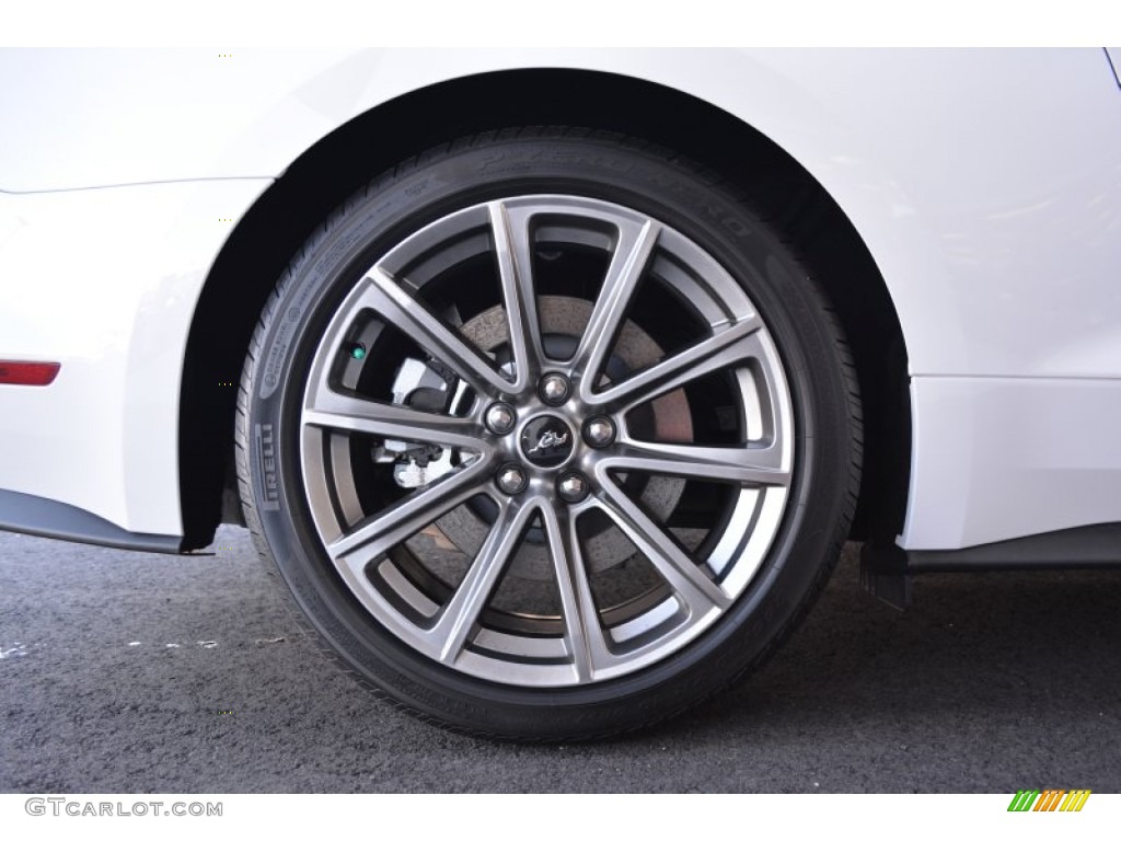 2015 Mustang GT Premium Convertible - Oxford White / Ebony photo #10