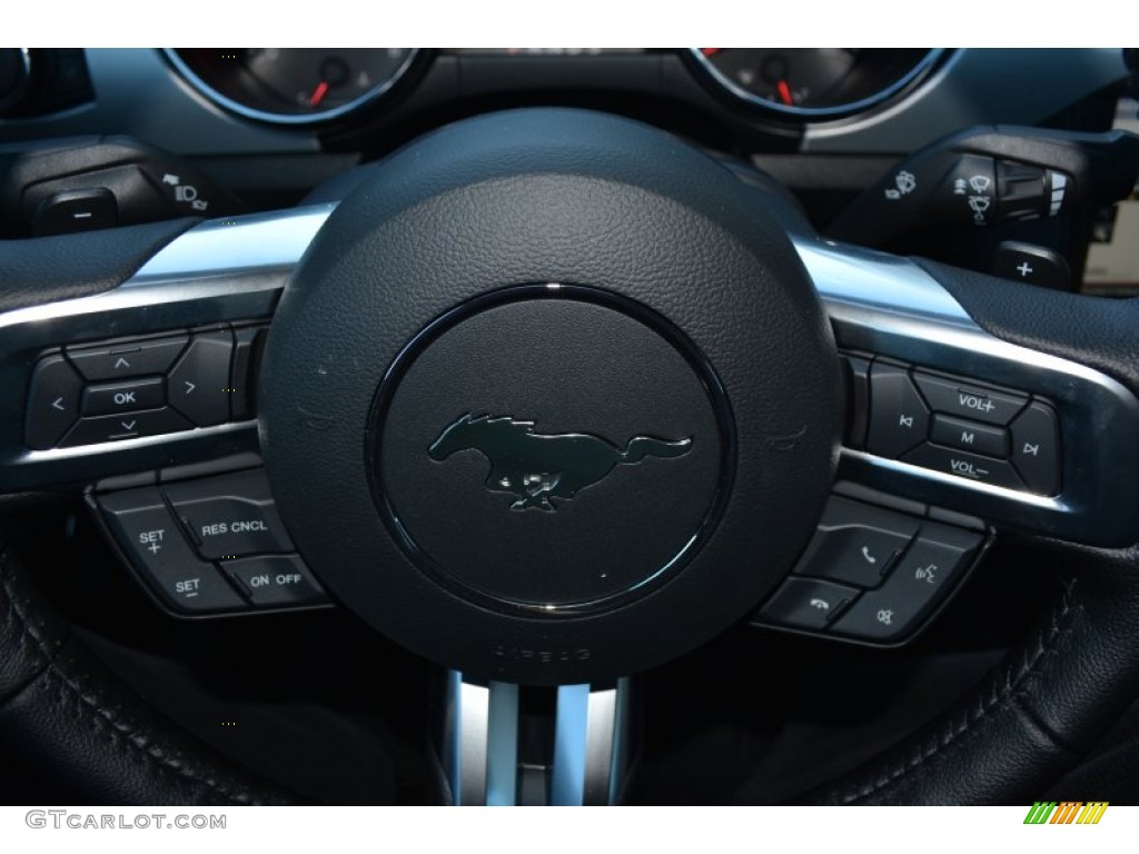 2015 Mustang GT Premium Convertible - Oxford White / Ebony photo #18