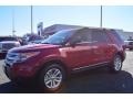 2015 Ruby Red Ford Explorer XLT 4WD  photo #3