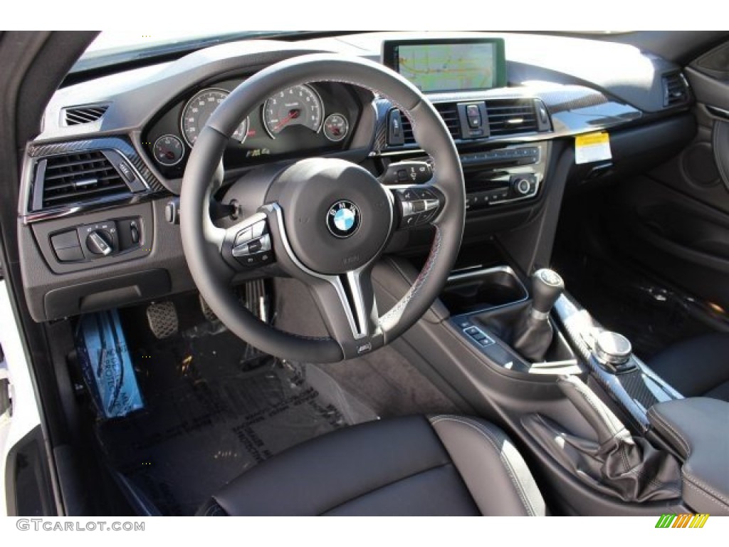 Black Interior 2015 BMW M4 Coupe Photo #101068059