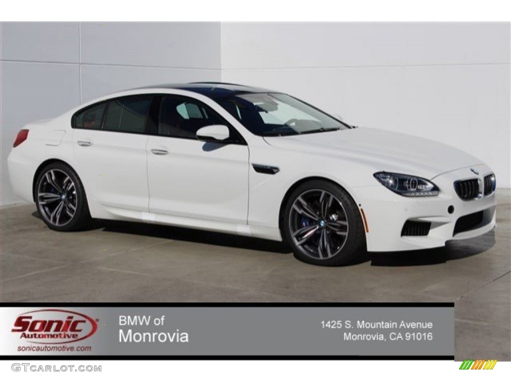 2015 M6 Gran Coupe - Alpine White / Sakhir Orange/Black photo #1