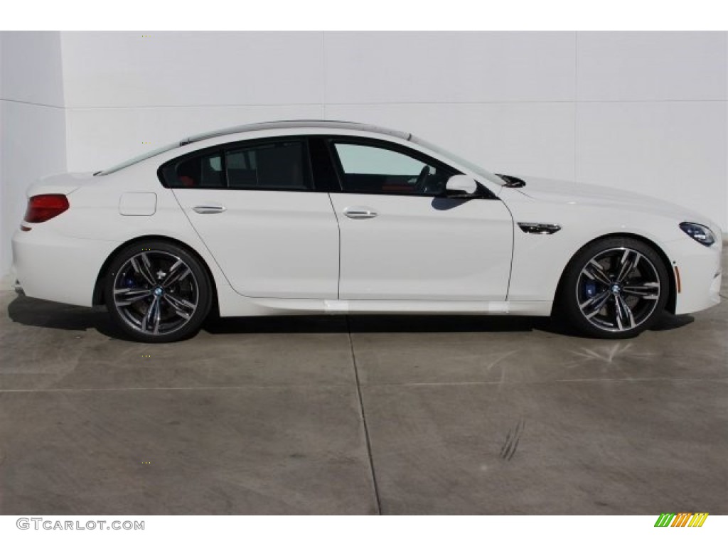 2015 M6 Gran Coupe - Alpine White / Sakhir Orange/Black photo #2