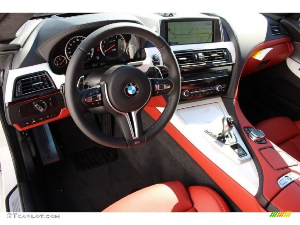 Sakhir Orange/Black Interior 2015 BMW M6 Gran Coupe Photo #101068248