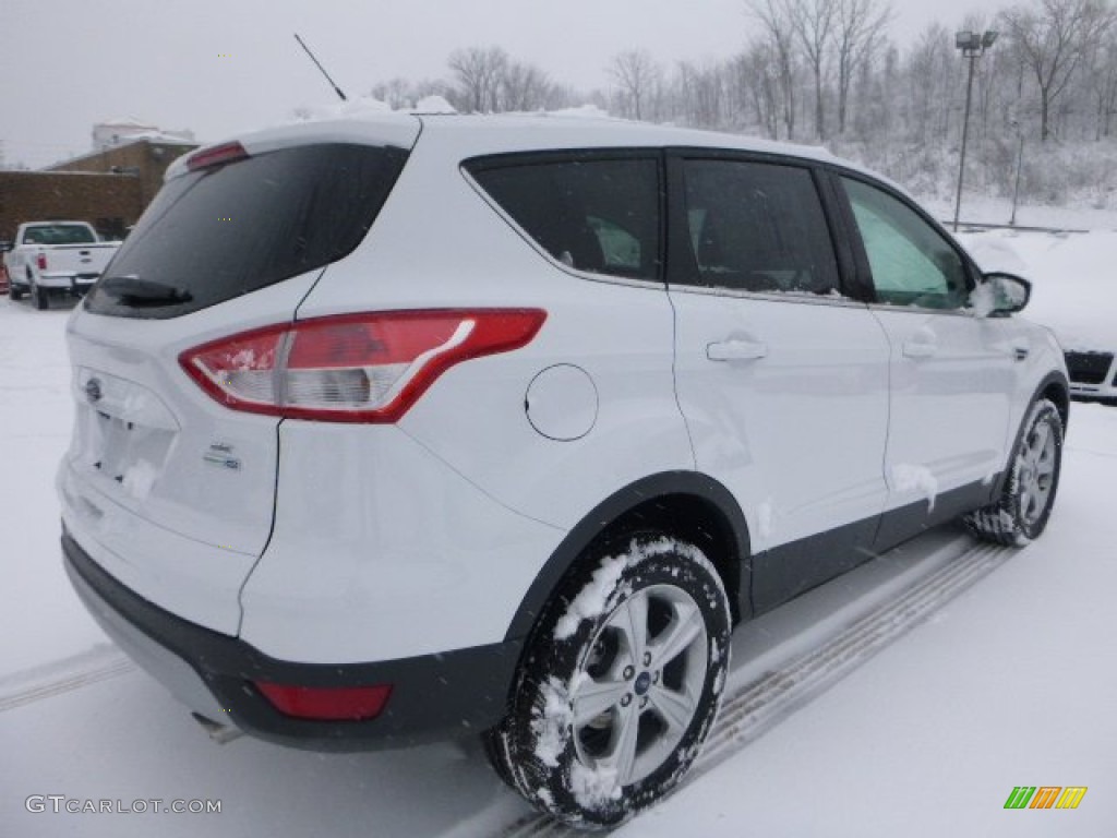 2015 Escape SE 4WD - Oxford White / Charcoal Black photo #3