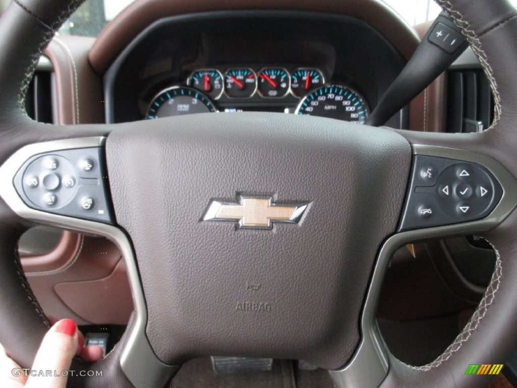 2015 Chevrolet Silverado 3500HD High Country Crew Cab Dual Rear Wheel 4x4 Controls Photo #101070139