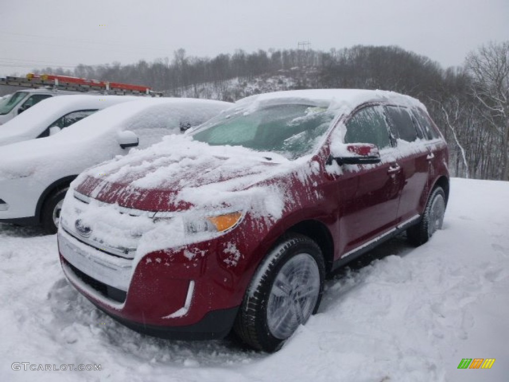 2014 Edge Limited AWD - Ruby Red / Charcoal Black photo #1