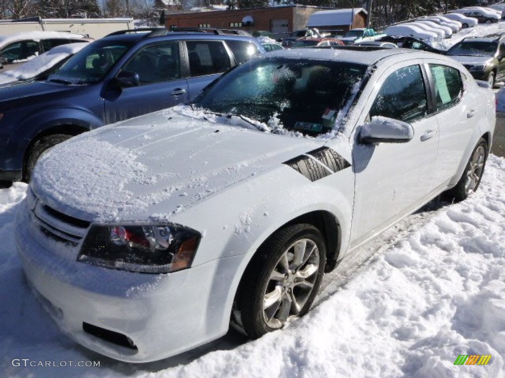 2012 Avenger R/T - Bright White / Black/Silver/Red photo #5