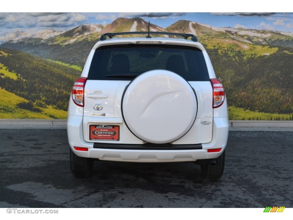 2011 RAV4 I4 4WD - Super White / Sand Beige photo #8