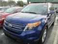 2014 Deep Impact Blue Ford Explorer Limited  photo #2