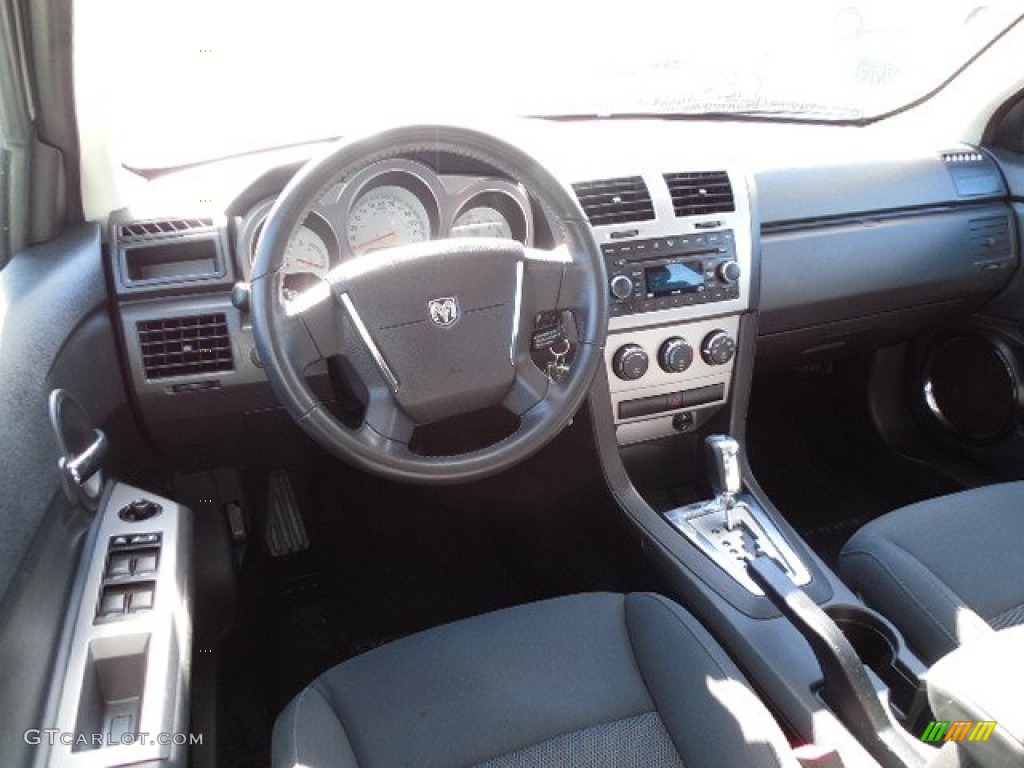 2009 Avenger SXT - Stone White / Dark Slate Gray photo #6