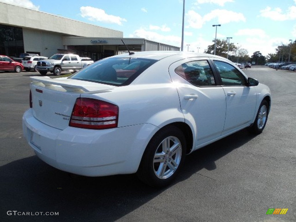 2009 Avenger SXT - Stone White / Dark Slate Gray photo #8