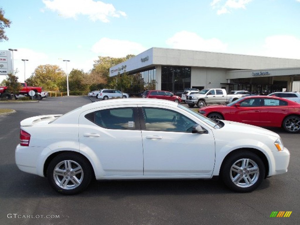 2009 Avenger SXT - Stone White / Dark Slate Gray photo #9