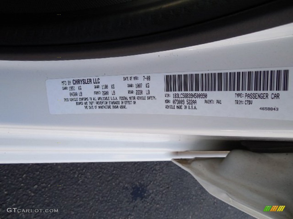 2009 Avenger SXT - Stone White / Dark Slate Gray photo #22