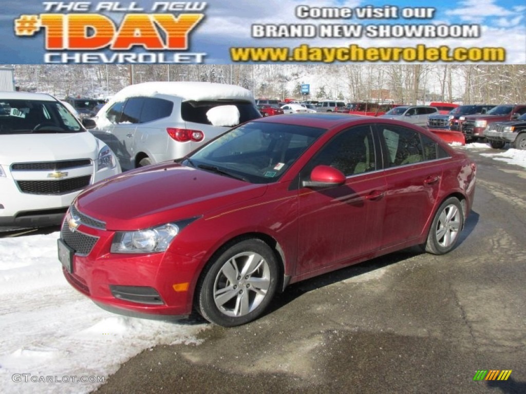 2014 Cruze Diesel - Crystal Red Tintcoat / Jet Black photo #1