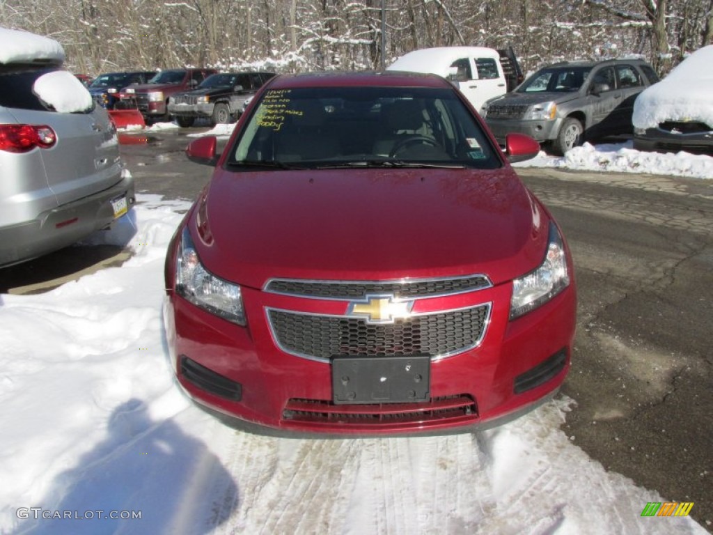 2014 Cruze Diesel - Crystal Red Tintcoat / Jet Black photo #2