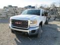 Summit White - Sierra 3500HD Work Truck Crew Cab Chassis Photo No. 2