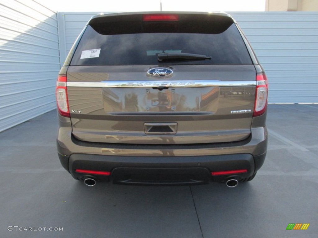 2015 Explorer XLT - Caribou / Charcoal Black photo #5