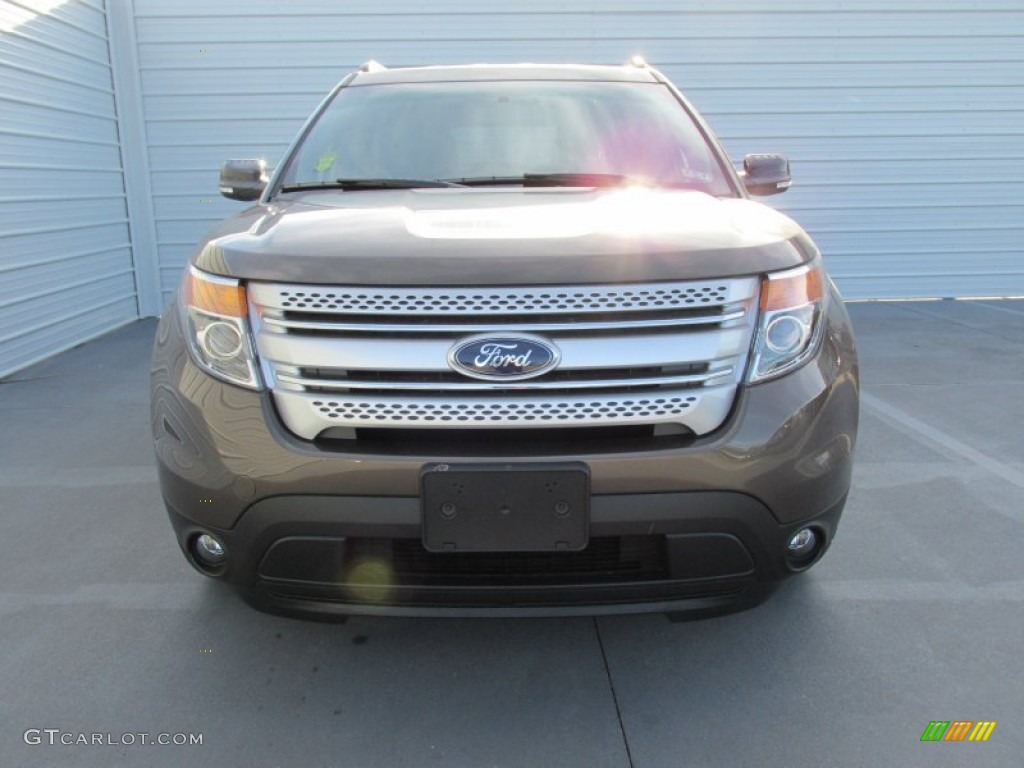 2015 Explorer XLT - Caribou / Charcoal Black photo #8