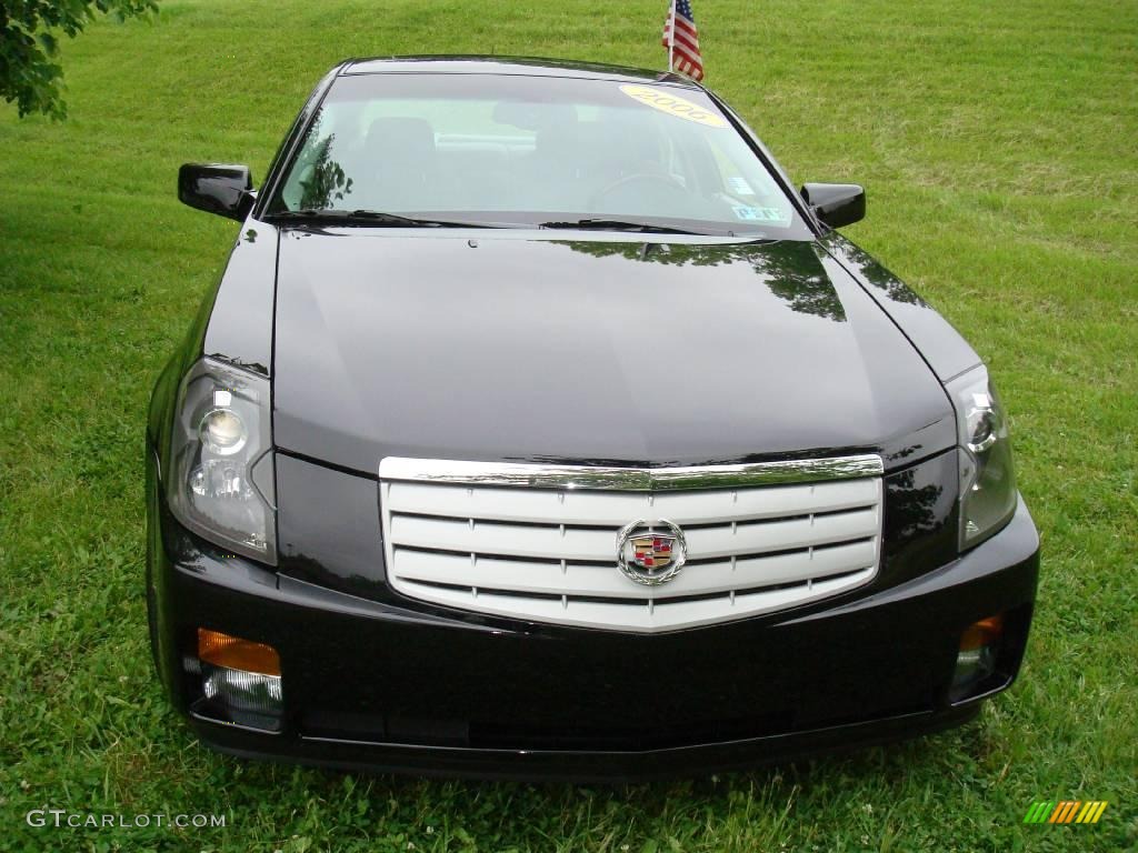 2006 CTS Sport Sedan - Black Raven / Light Gray/Ebony photo #3