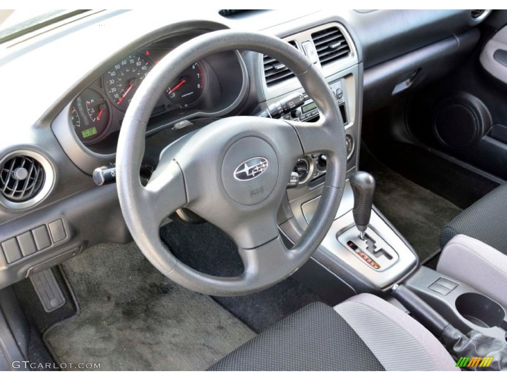 2006 Impreza 2.5i Wagon - Aspen White / Anthracite Black photo #5