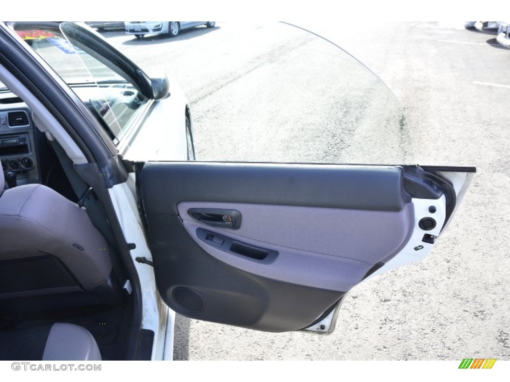 2006 Impreza 2.5i Wagon - Aspen White / Anthracite Black photo #17