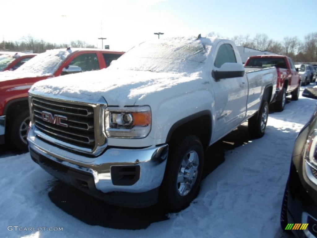 2015 Sierra 2500HD Regular Cab 4x4 - Summit White / Jet Black/Dark Ash photo #1