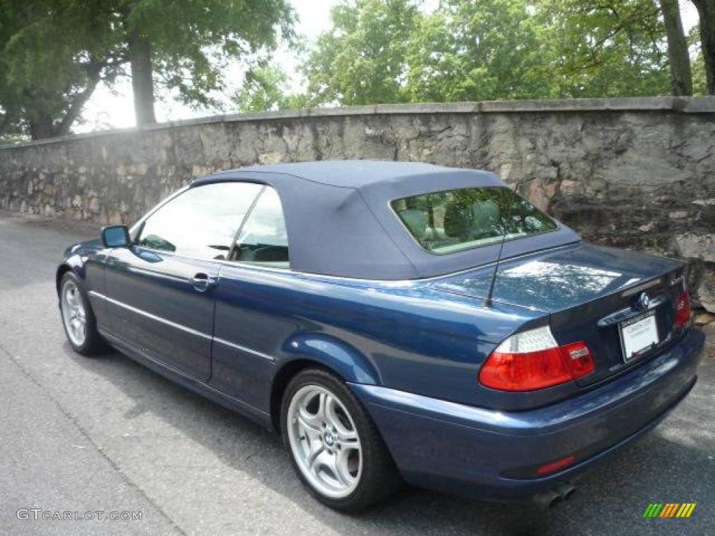 2006 3 Series 330i Convertible - Mystic Blue Metallic / Grey photo #14