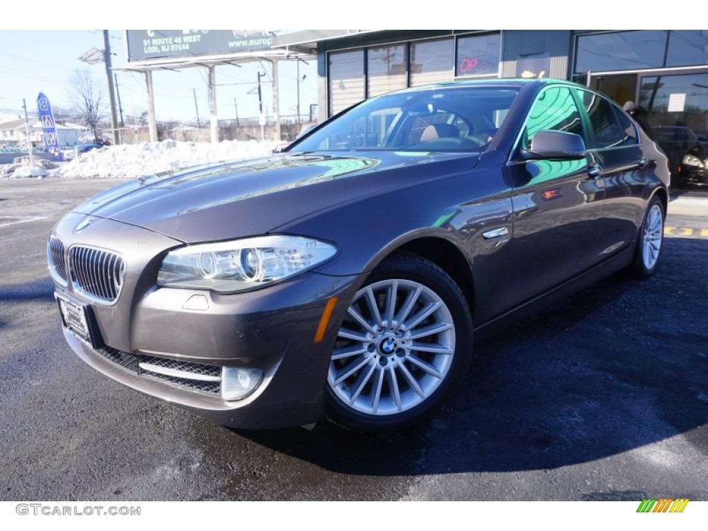 2012 5 Series 535i xDrive Sedan - Mojave Brown Metallic / Cinnamon Brown photo #1