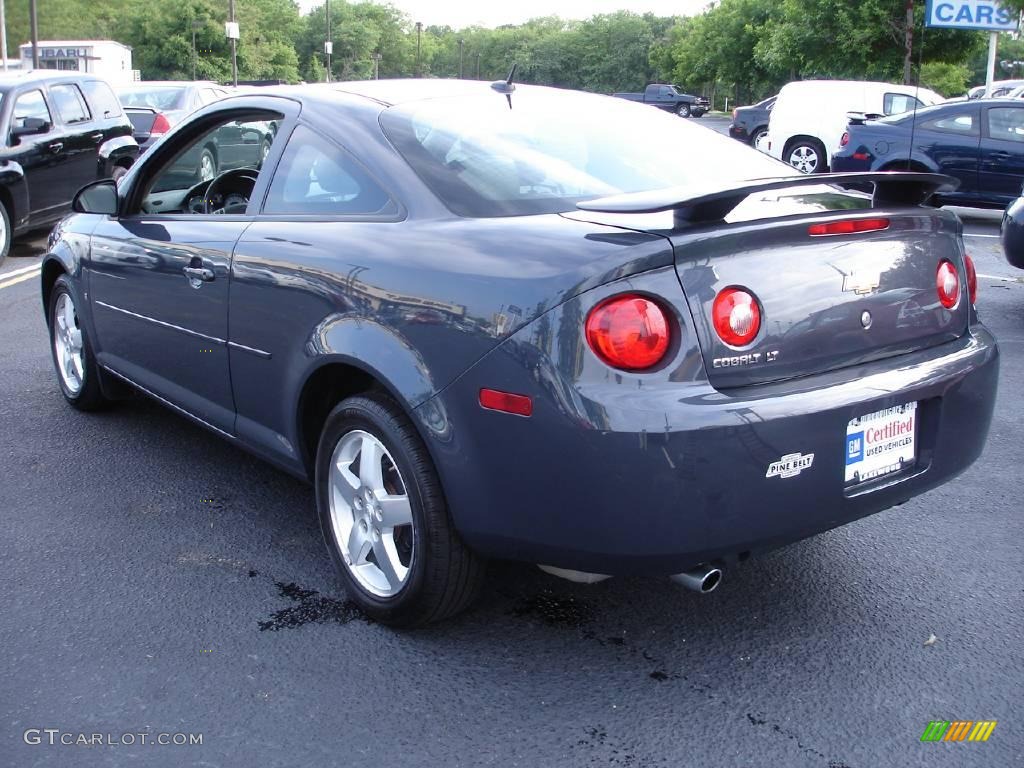 2008 Cobalt LT Coupe - Slate Metallic / Ebony photo #4