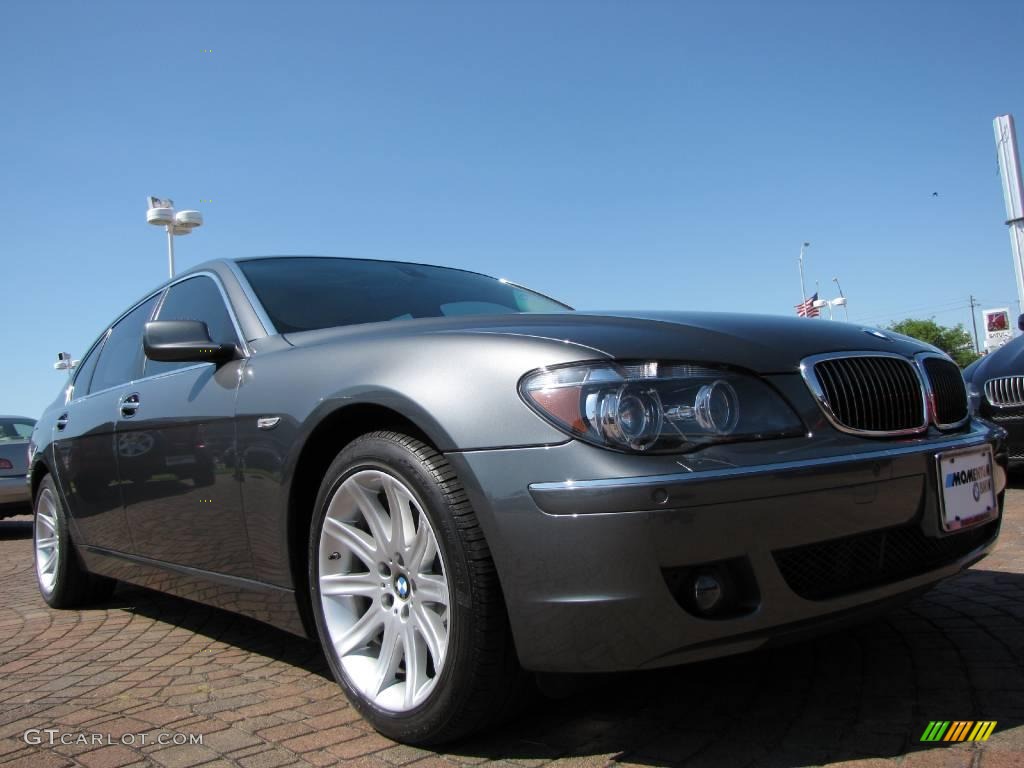 2006 7 Series 750Li Sedan - Titanium Grey Metallic / Basalt Grey/Flannel Grey photo #7