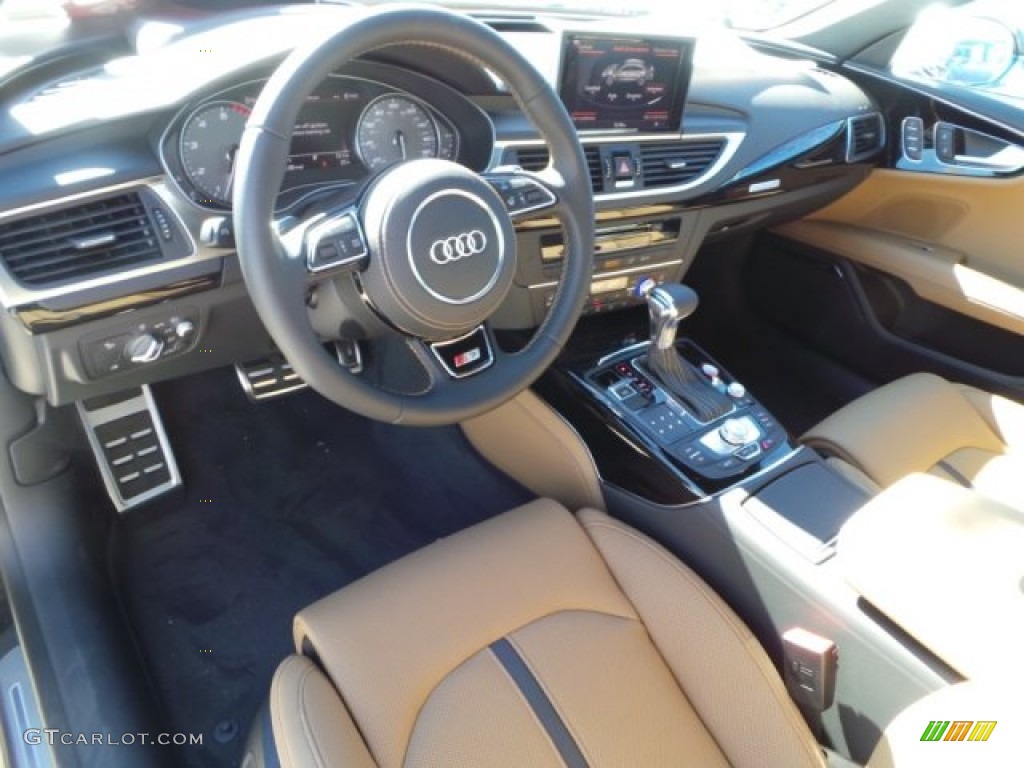 Audi Exclusive Valcona Interior 2015 Audi S7 4.0 TFSI quattro Photo #101086599