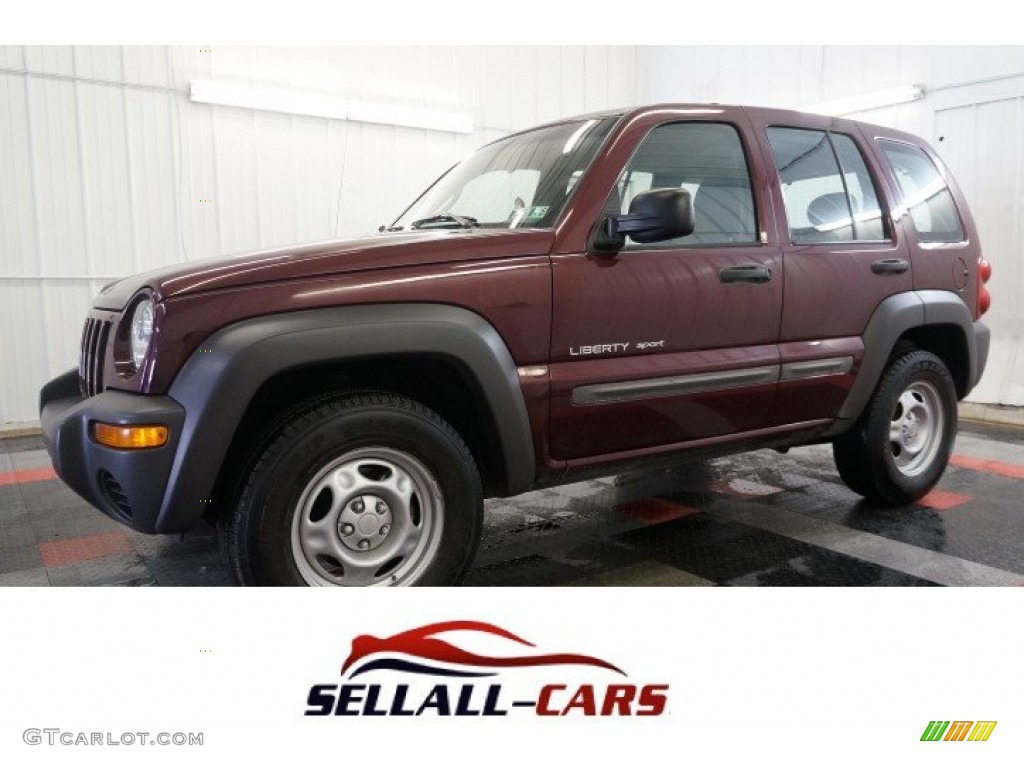 Dark Garnet Red Pearlcoat Jeep Liberty