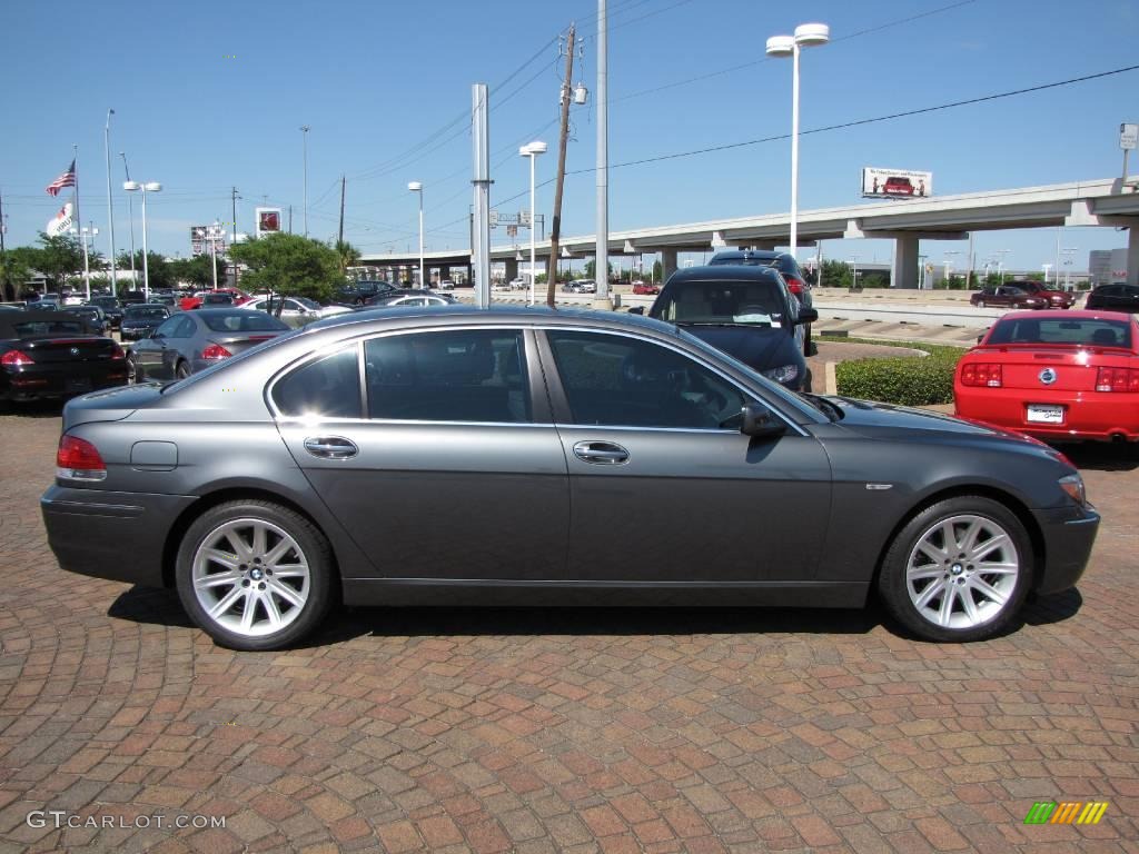 2006 7 Series 750Li Sedan - Titanium Grey Metallic / Basalt Grey/Flannel Grey photo #14