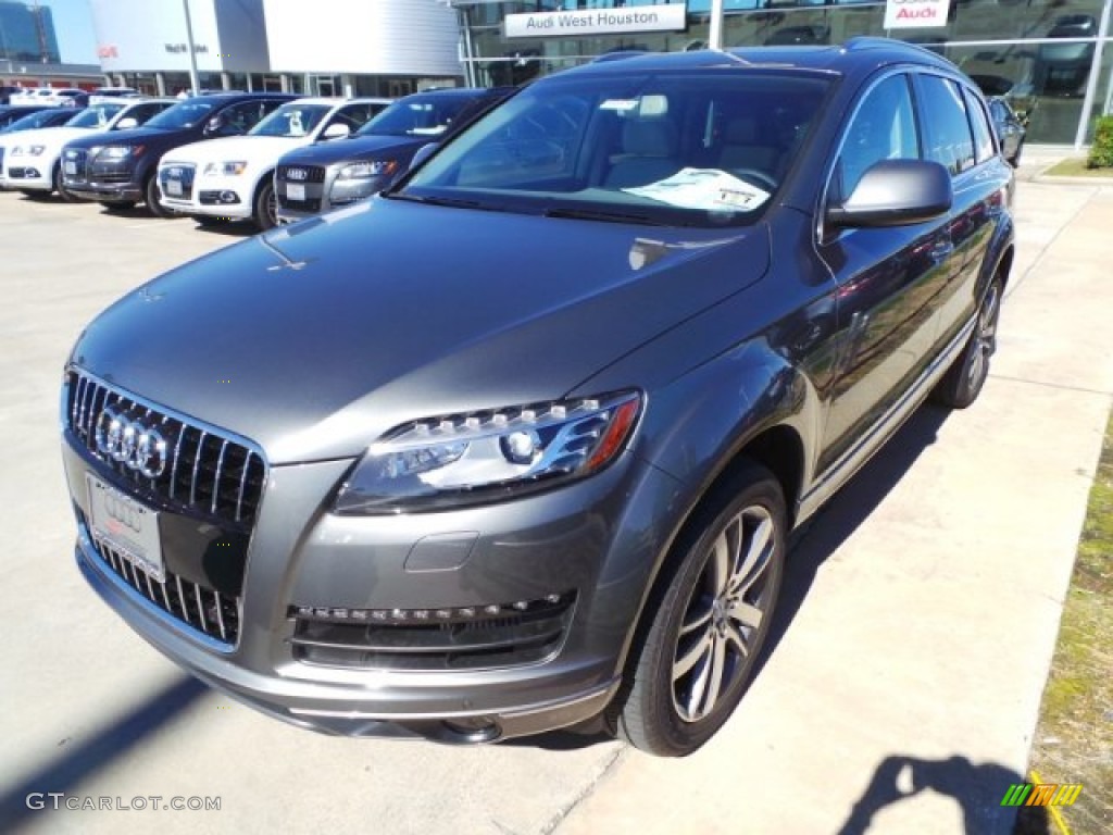 Graphite Gray Metallic 2015 Audi Q7 3.0 TDI Premium Plus quattro Exterior Photo #101087952