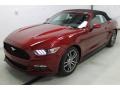 2015 Ruby Red Metallic Ford Mustang EcoBoost Premium Convertible  photo #3