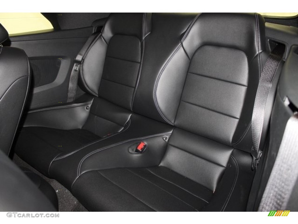 Ebony Interior 2015 Ford Mustang EcoBoost Premium Convertible Photo #101088108