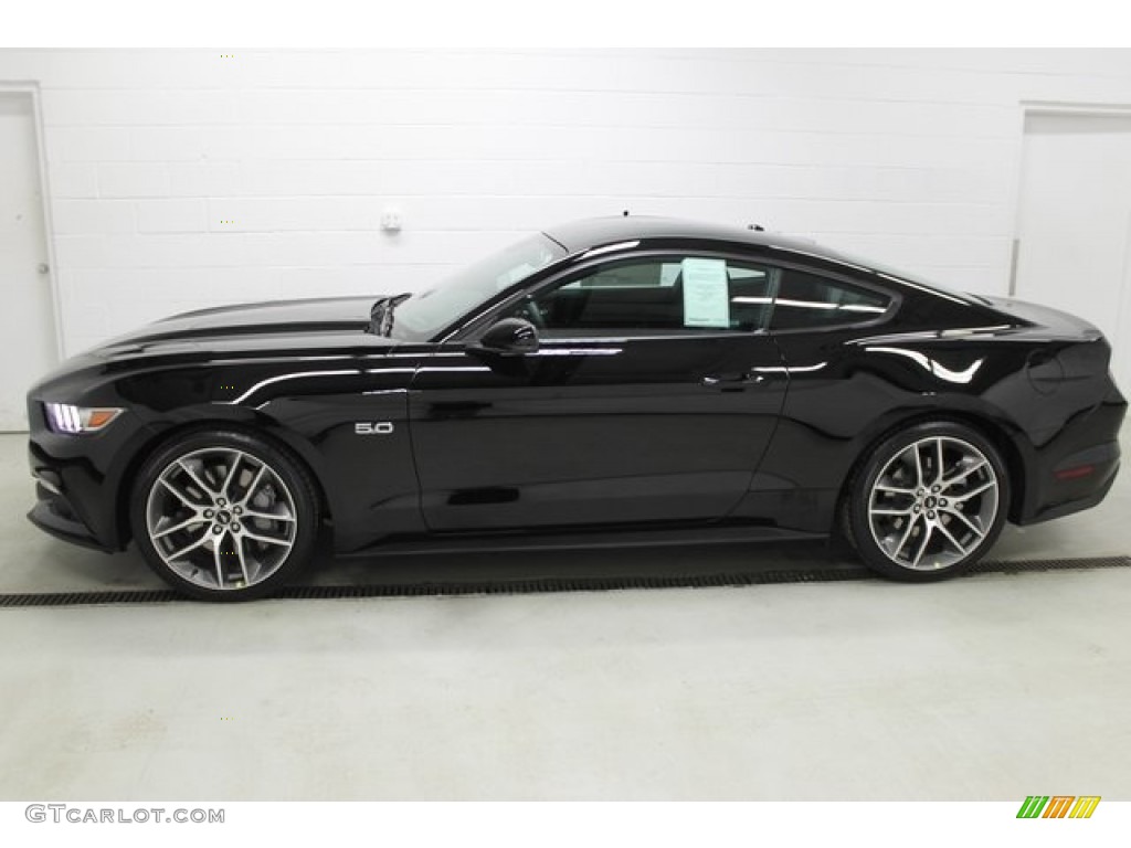 Black 2015 Ford Mustang GT Premium Coupe Exterior Photo #101088189