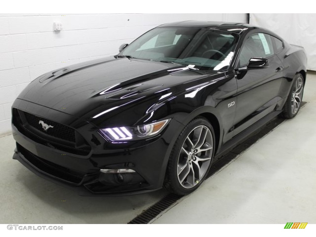Black 2015 Ford Mustang GT Premium Coupe Exterior Photo #101088204
