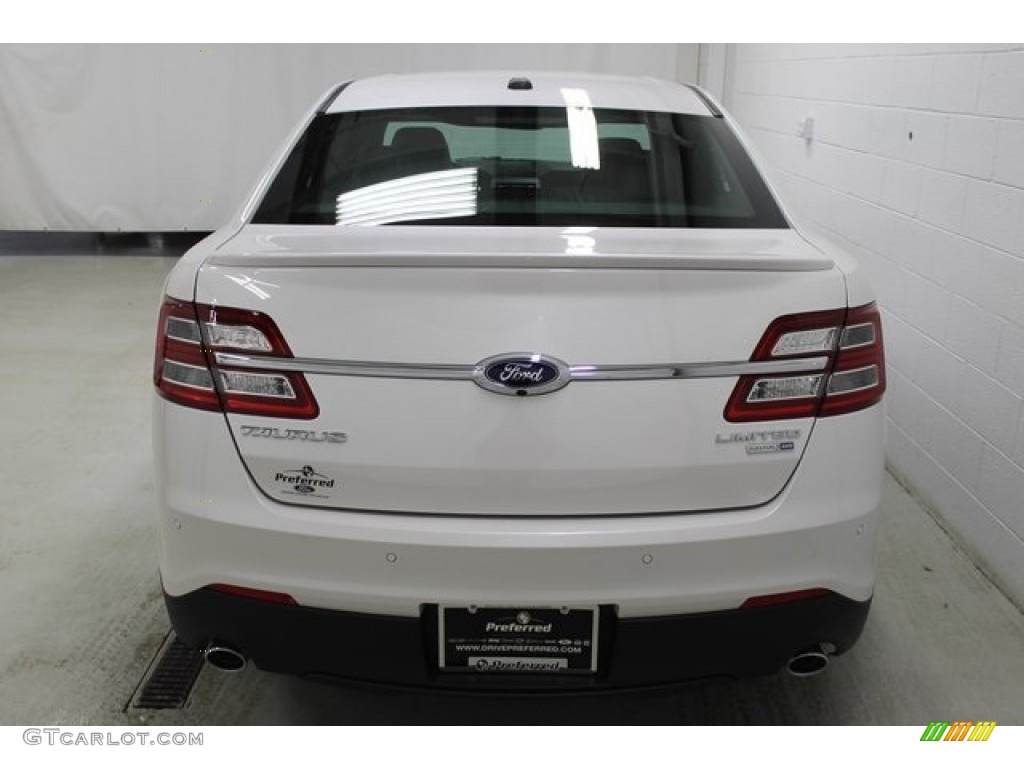 2015 Taurus Limited AWD - White Platinum Metallic / Charcoal Black photo #5