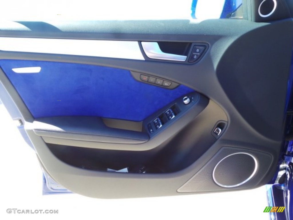 2015 Audi S4 Prestige 3.0 TFSI quattro Nogaro Blue Edition Door Panel Photo #101088573
