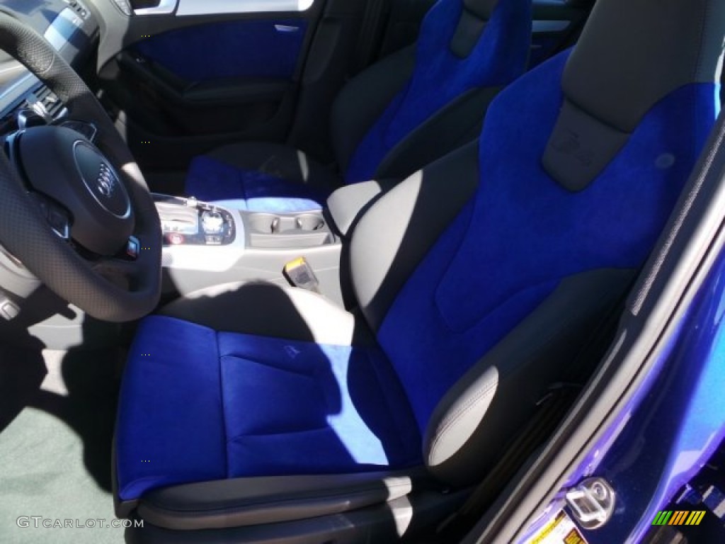 Nogaro Blue Edition Interior 2015 Audi S4 Prestige 3.0 TFSI quattro Photo #101088588