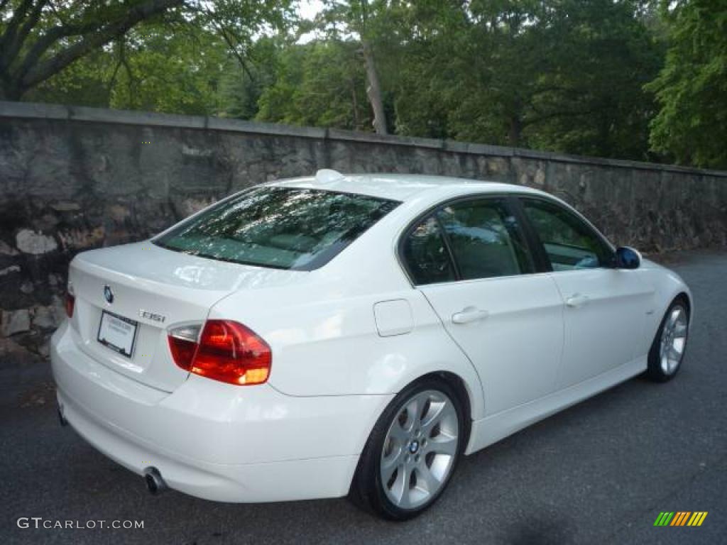 2007 3 Series 335i Sedan - Alpine White / Grey photo #4