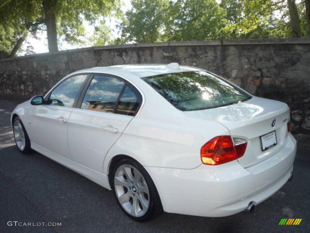 2007 3 Series 335i Sedan - Alpine White / Grey photo #10