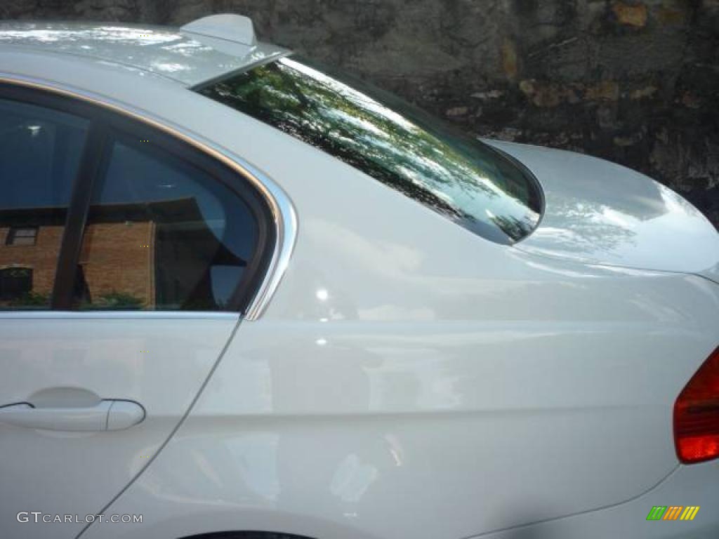 2007 3 Series 335i Sedan - Alpine White / Grey photo #13
