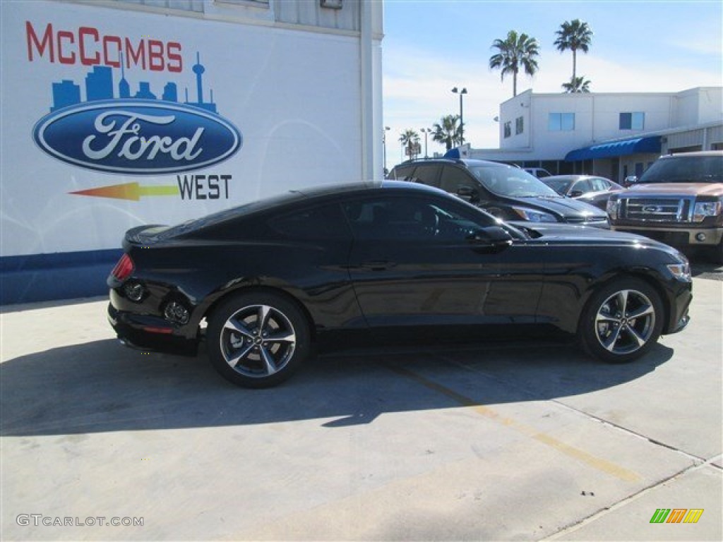 2015 Mustang V6 Coupe - Black / Ebony photo #4